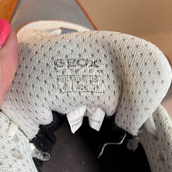 Geox Respira Sandro ABX Sneakers Orange Amphibiox Size 7 - Picture 14 of 16